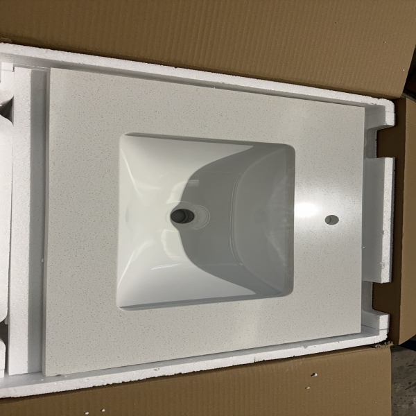 36" quartz bathroom vanity top